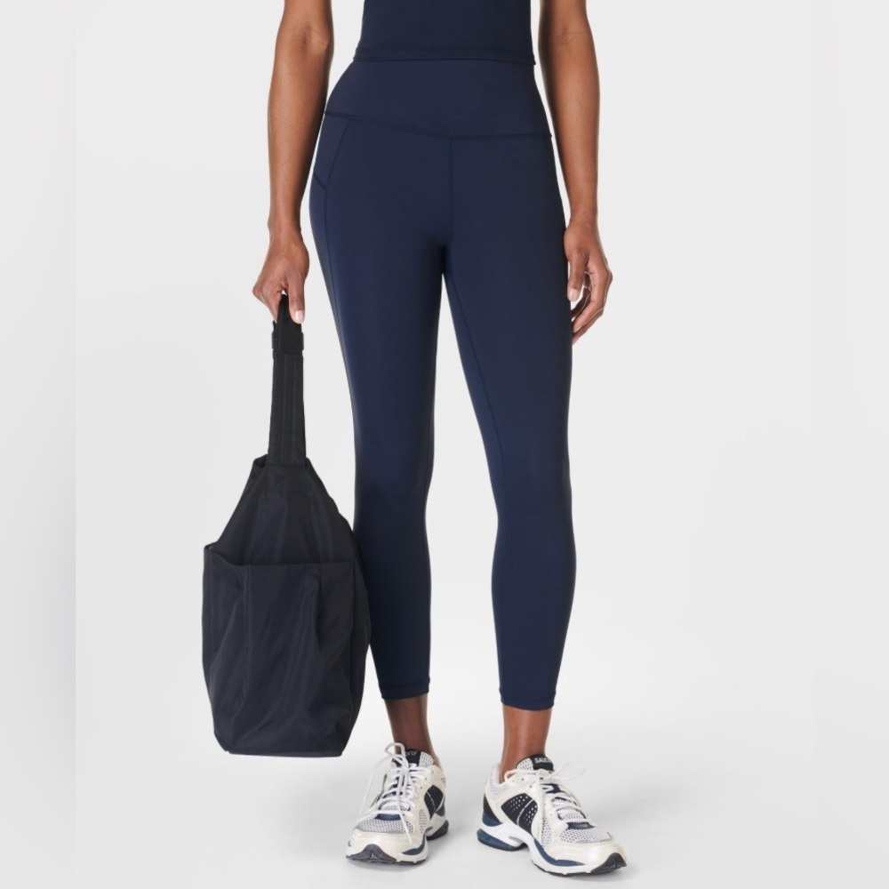 Sweaty Betty All Day Full Length 27” Dark Blue Leggings size small